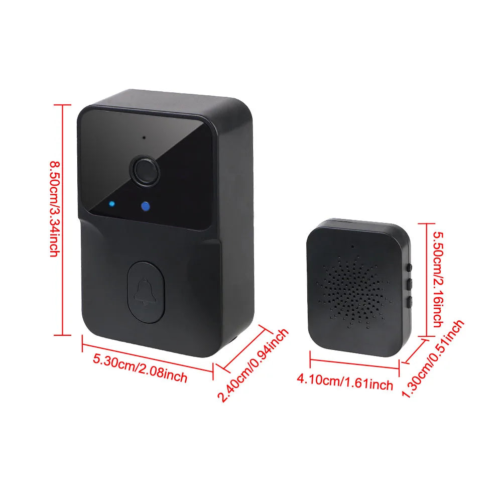 Secure HD Door Bell Intercom Voice Change Camera Wireless For Home Night Vision Smart Home Security WIFI Video Doorbell Two Way
