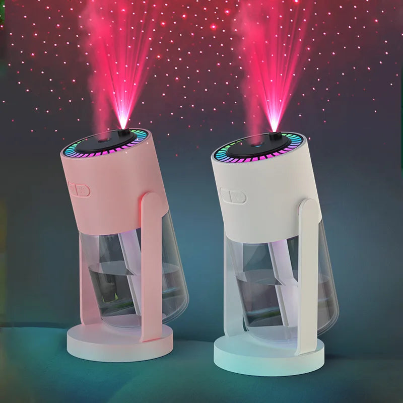 Star Projection Device Humidifier USB Ultrasonic Car Air Humidifier Household Hydrating Nebulizer