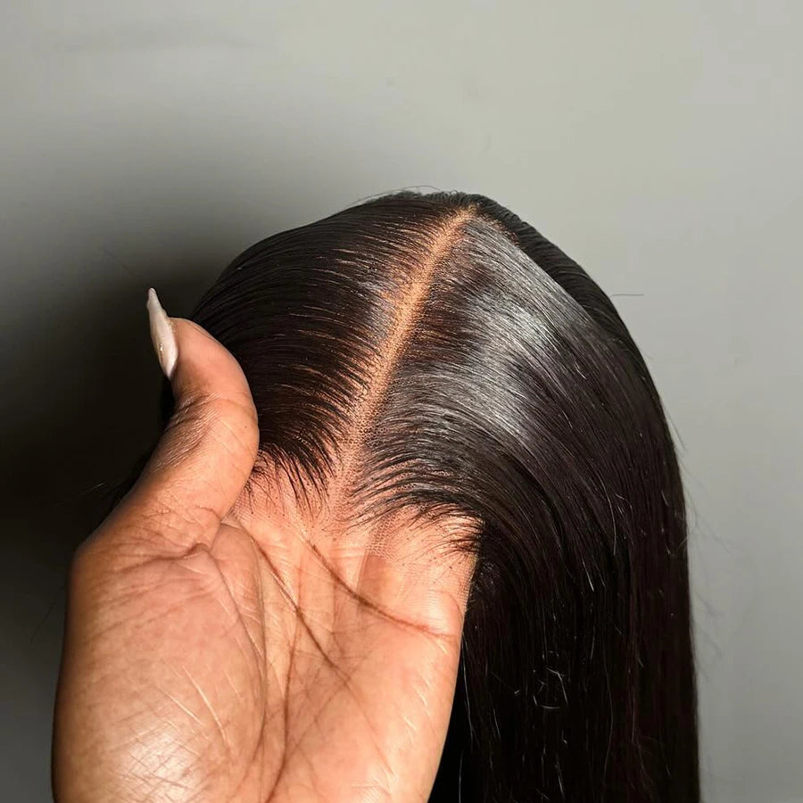 Straight 13x4 13x6 Lace Frontal Wig Glueless Wig Human Hair Wear Go 200Density Straight Human Hair Wigs 5x5 6x4 Pre Cut Lace Wig