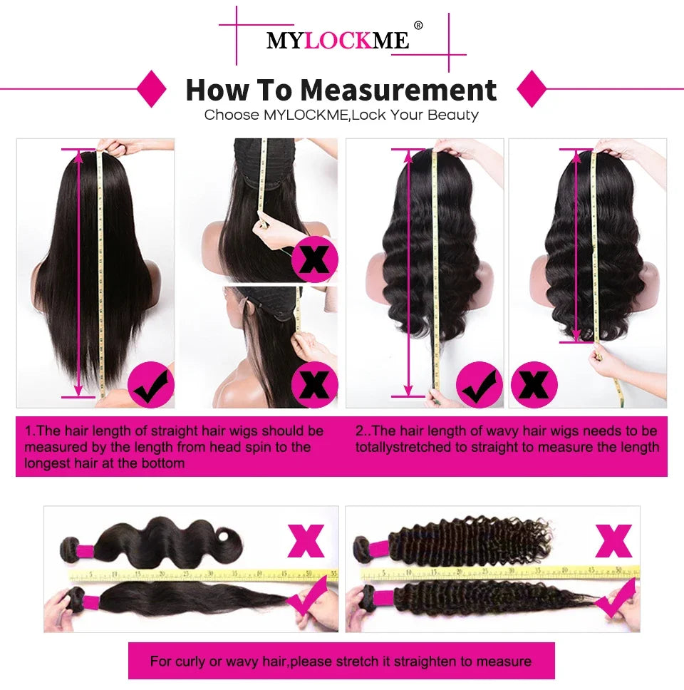 Straight 13x4 13x6 Lace Frontal Wig Glueless Wig Human Hair Wear Go 200Density Straight Human Hair Wigs 5x5 6x4 Pre Cut Lace Wig