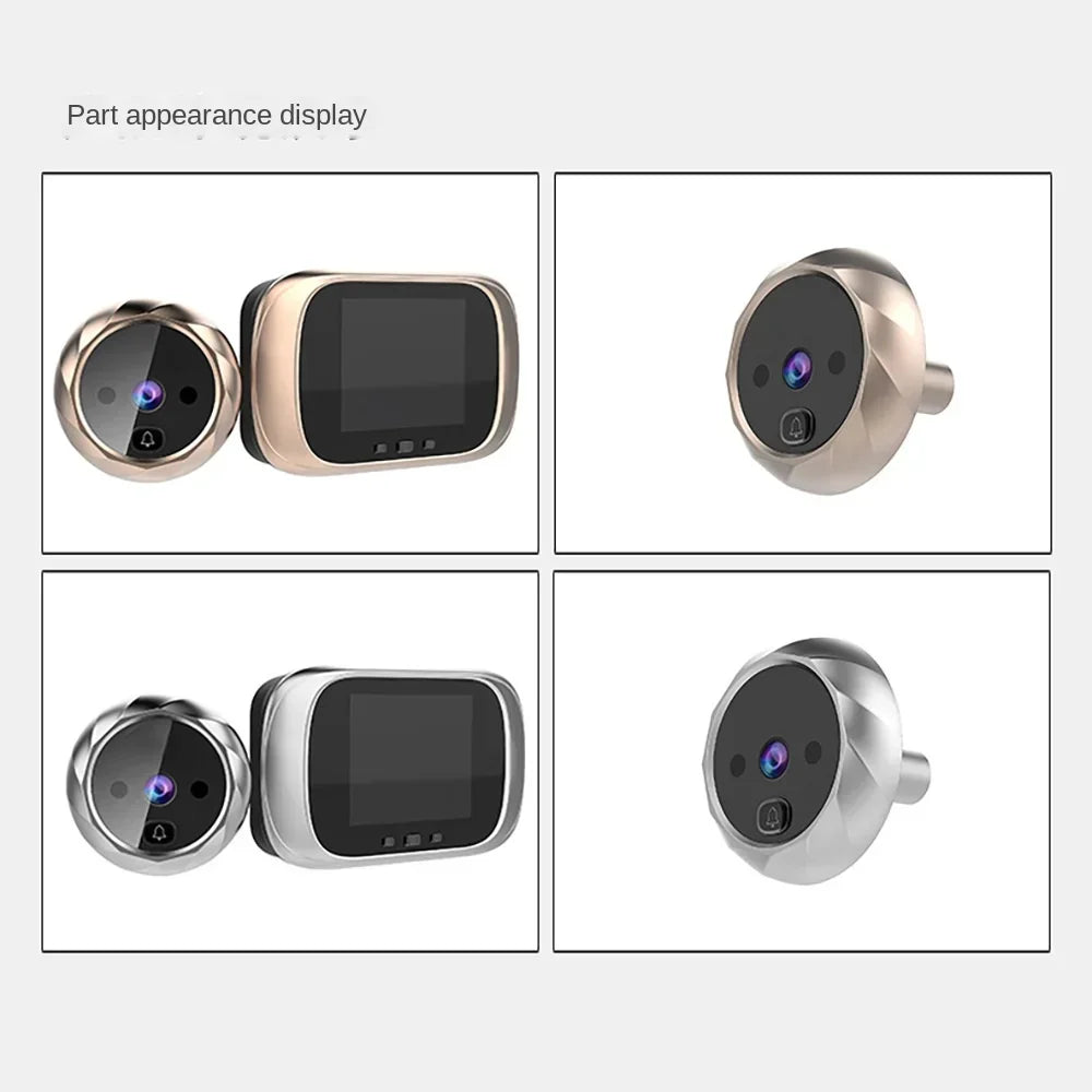 Digital Door Viewer Peephole Door Camera Doorbell 2.8-inch LCD Screen Night Vision Photo Shooting Digital Door Monitoring