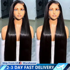 Straight 13x4 13x6 Lace Frontal Wig Glueless Wig Human Hair Wear Go 200Density Straight Human Hair Wigs 5x5 6x4 Pre Cut Lace Wig