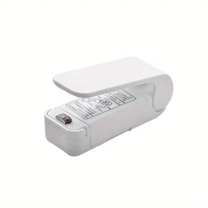 Mini Sealing Machine Small Household Plastic Sealing Machine Snacks Moisture-proof Sealing Artifact Portable Pressure Plastic