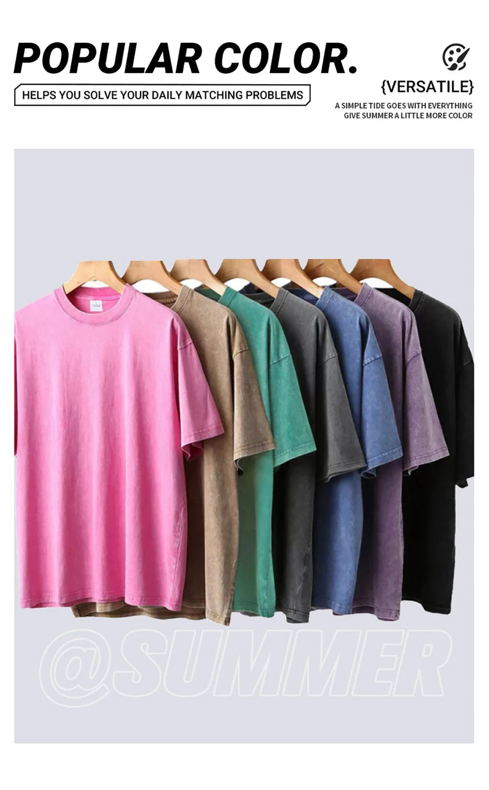 Women Cotton Washed Solid T-Shirt Summer Casual Short Sleeve O-Neck Distressed Tops Fashion Street Oversize Tees Female Clothing