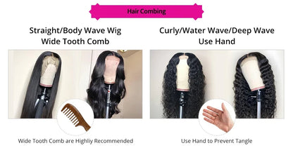 Straight 13x4 13x6 Lace Frontal Wig Glueless Wig Human Hair Wear Go 200Density Straight Human Hair Wigs 5x5 6x4 Pre Cut Lace Wig