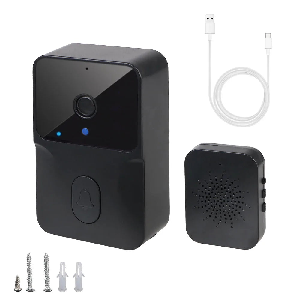 Secure HD Door Bell Intercom Voice Change Camera Wireless For Home Night Vision Smart Home Security WIFI Video Doorbell Two Way