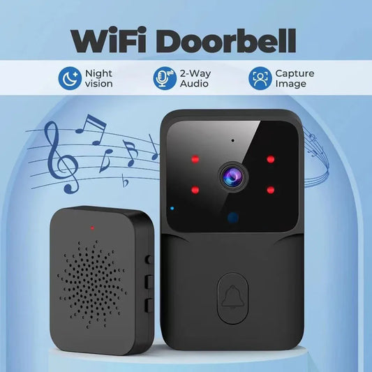 Secure HD Door Bell Intercom Voice Change Camera Wireless For Home Night Vision Smart Home Security WIFI Video Doorbell Two Way