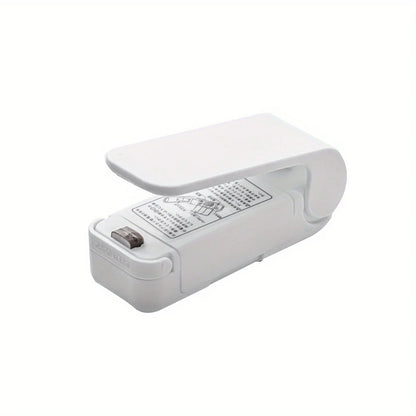 Mini Sealing Machine Small Household Plastic Sealing Machine Snacks Moisture-proof Sealing Artifact Portable Pressure Plastic