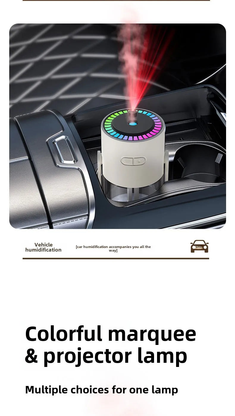 Star Projection Device Humidifier USB Ultrasonic Car Air Humidifier Household Hydrating Nebulizer