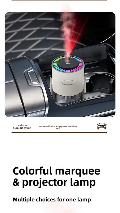 Star Projection Device Humidifier USB Ultrasonic Car Air Humidifier Household Hydrating Nebulizer